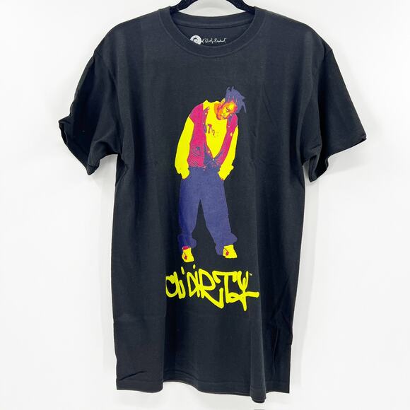 Old Dirty Bastard ODB Unisex Black Hip Hop Y2k Band T Shirt Tee Top Size L - Picture 1 of 3